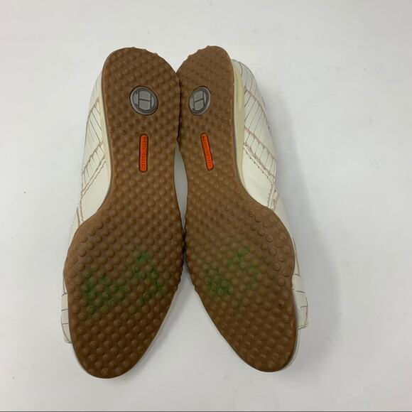 Cole Haan Air White Cream Leather Peep Open Toe Size 8.5AA - Picture 7 of 9